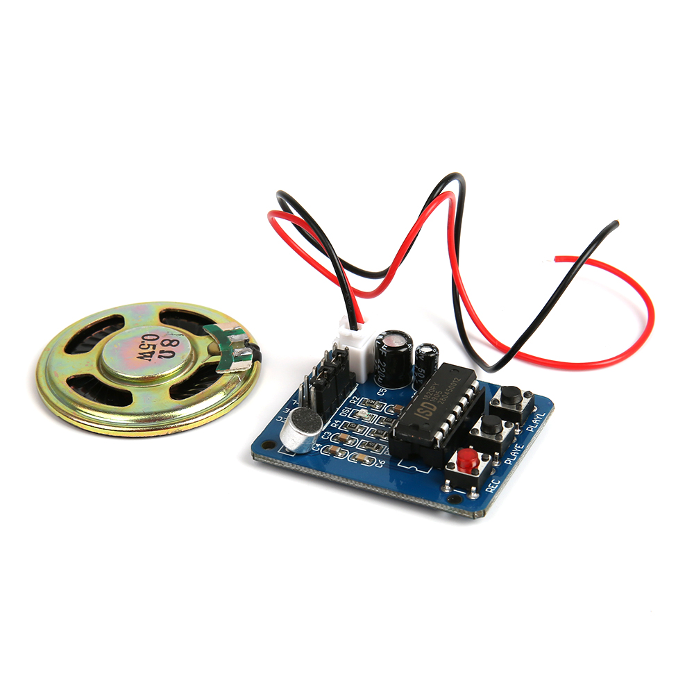 Модуль записи и воспроизведения звука ISD1820 с микрофоном